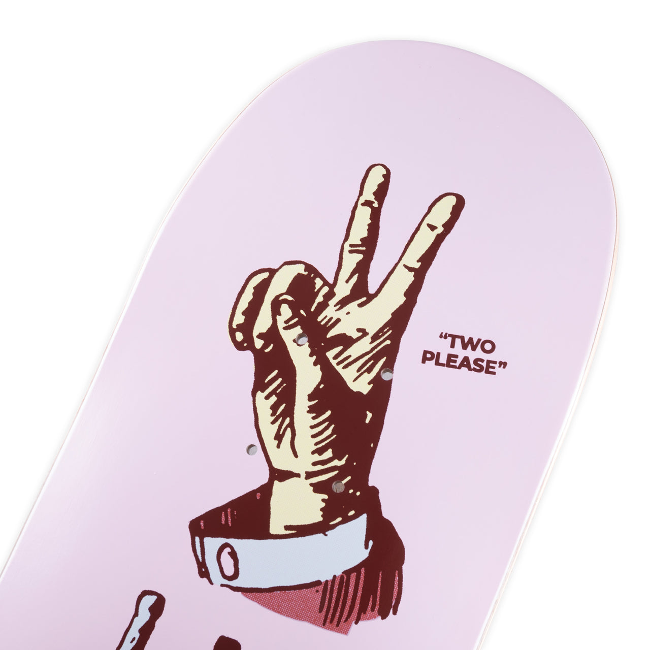 PASS~PORT - "SPIN ME ROUND" TWO PLEASE SKATEBOARD DECK - 8.125