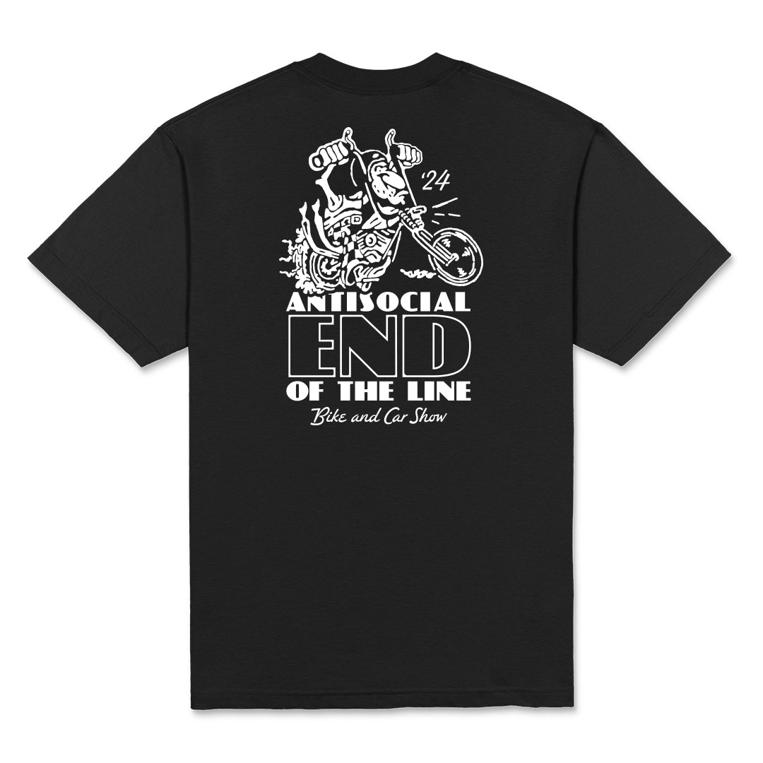 END OF THE LINE X ANTISOCIAL - S/S TEE - BLACK
