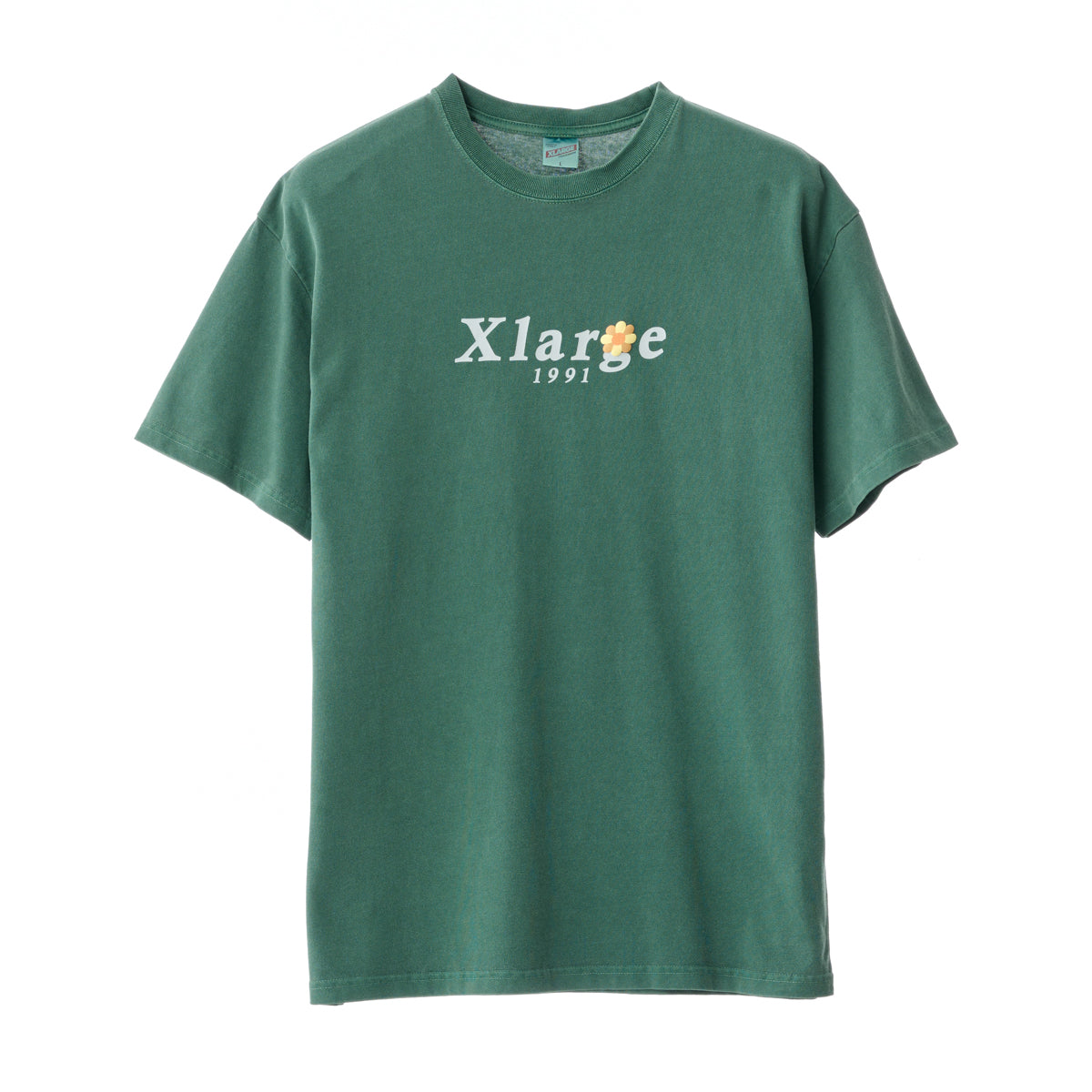 XLARGE - FLOWER 91 SS TEE - PIGMENT FOREST