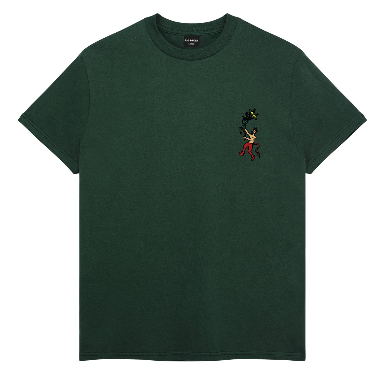 PASS~PORT - GARDENING TEE - FOREST GREEN