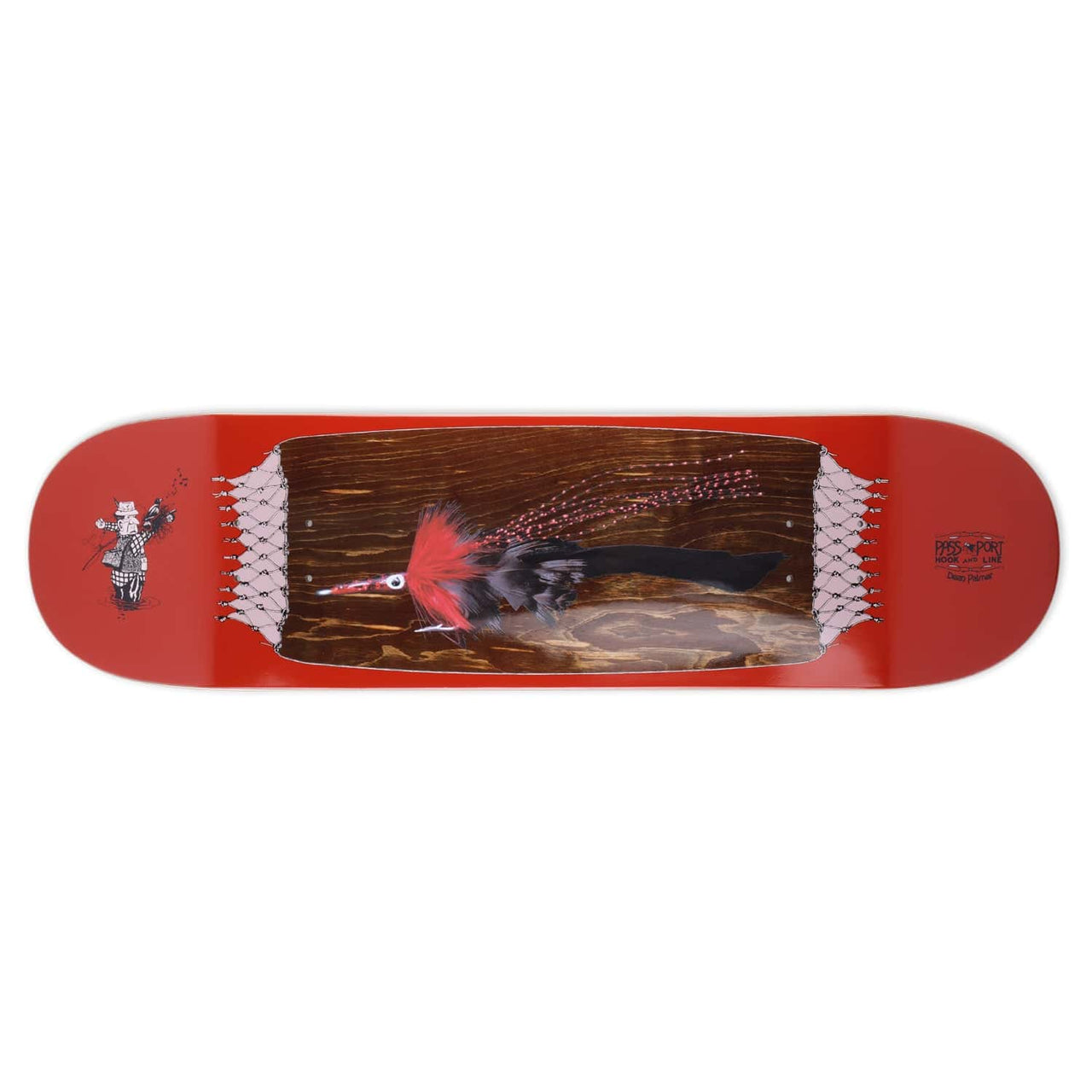 PASS~PORT - HOOK & LINE SERIES - DEAN PALMER SKATEBOARD DECK - 8.0