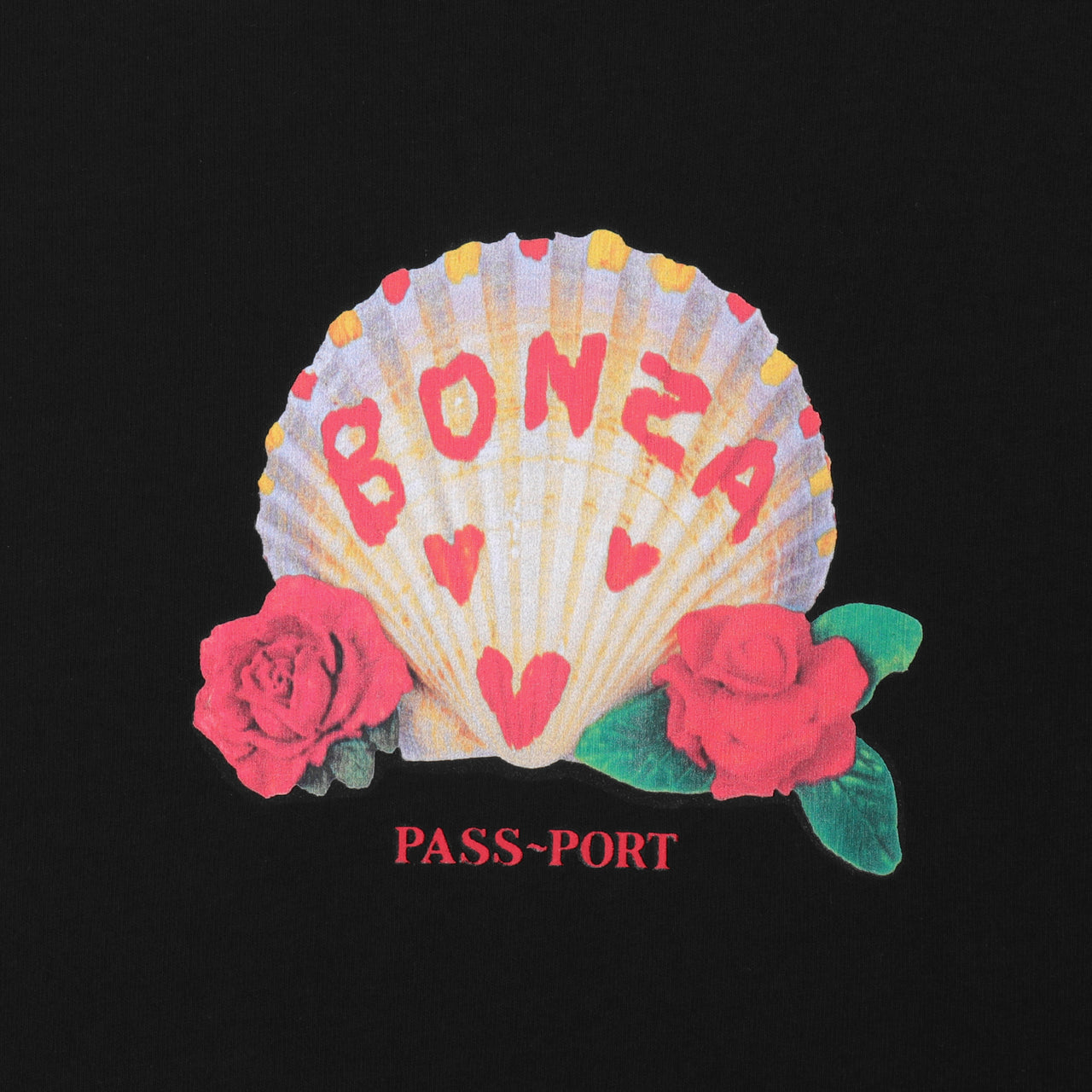 PASS~PORT - BONZA TEE - BLACK