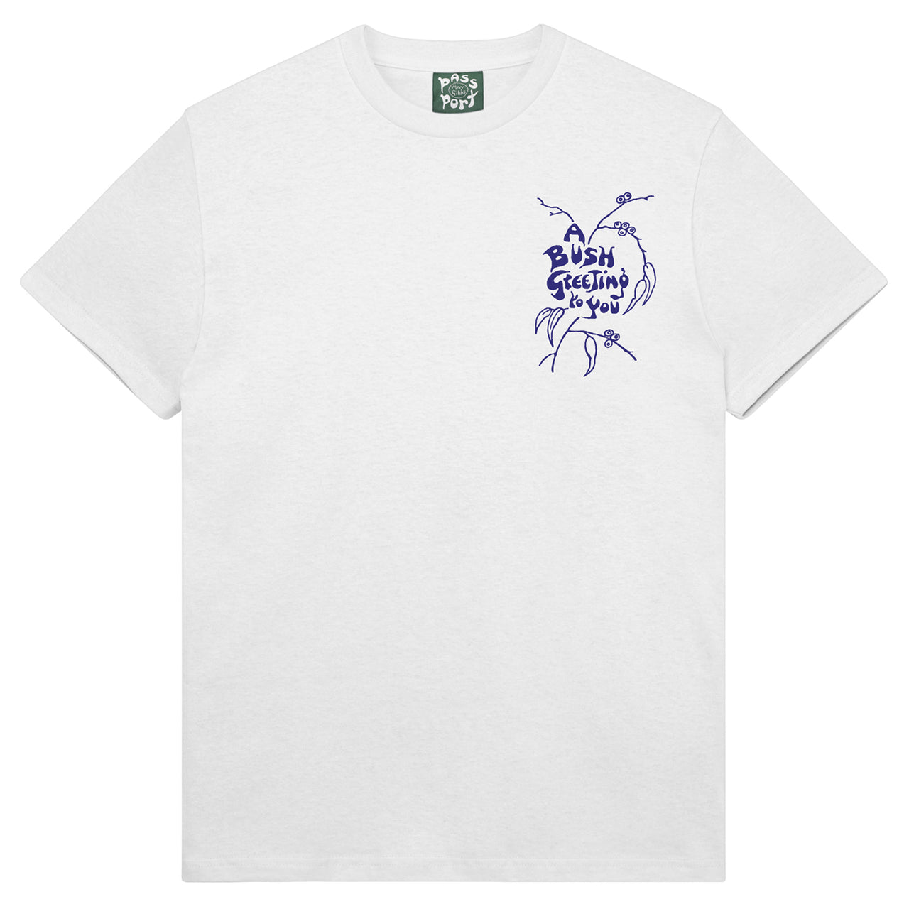 PASS~PORT X MAY GIBBS - BUSH GREETING TEE - WHITE