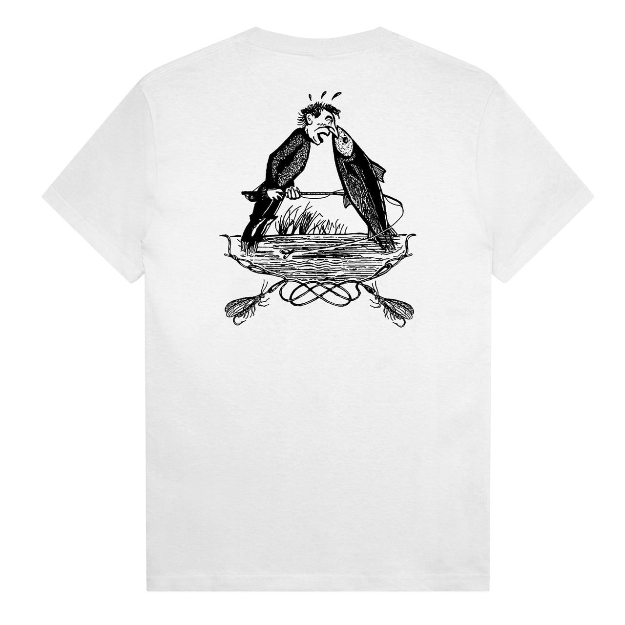 PASS~PORT - HOOK & LINE TEE - WHITE