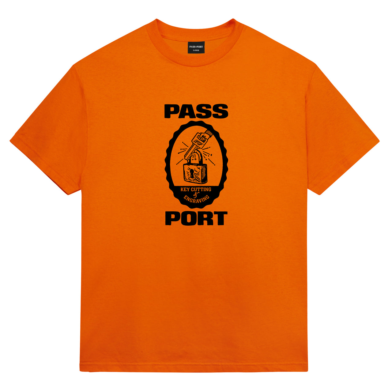 PASS~PORT - HERCU-LOCKS TEE - SAFETY ORANGE