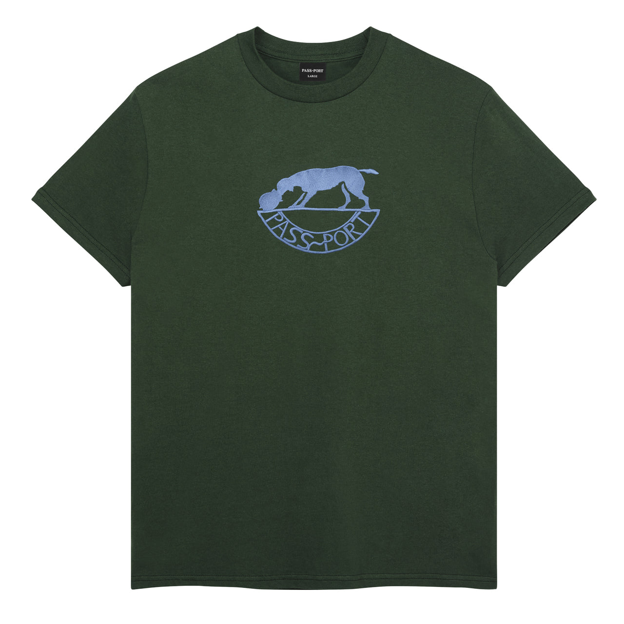 PASS~PORT - FRETWORKS TEE - FOREST GREEN