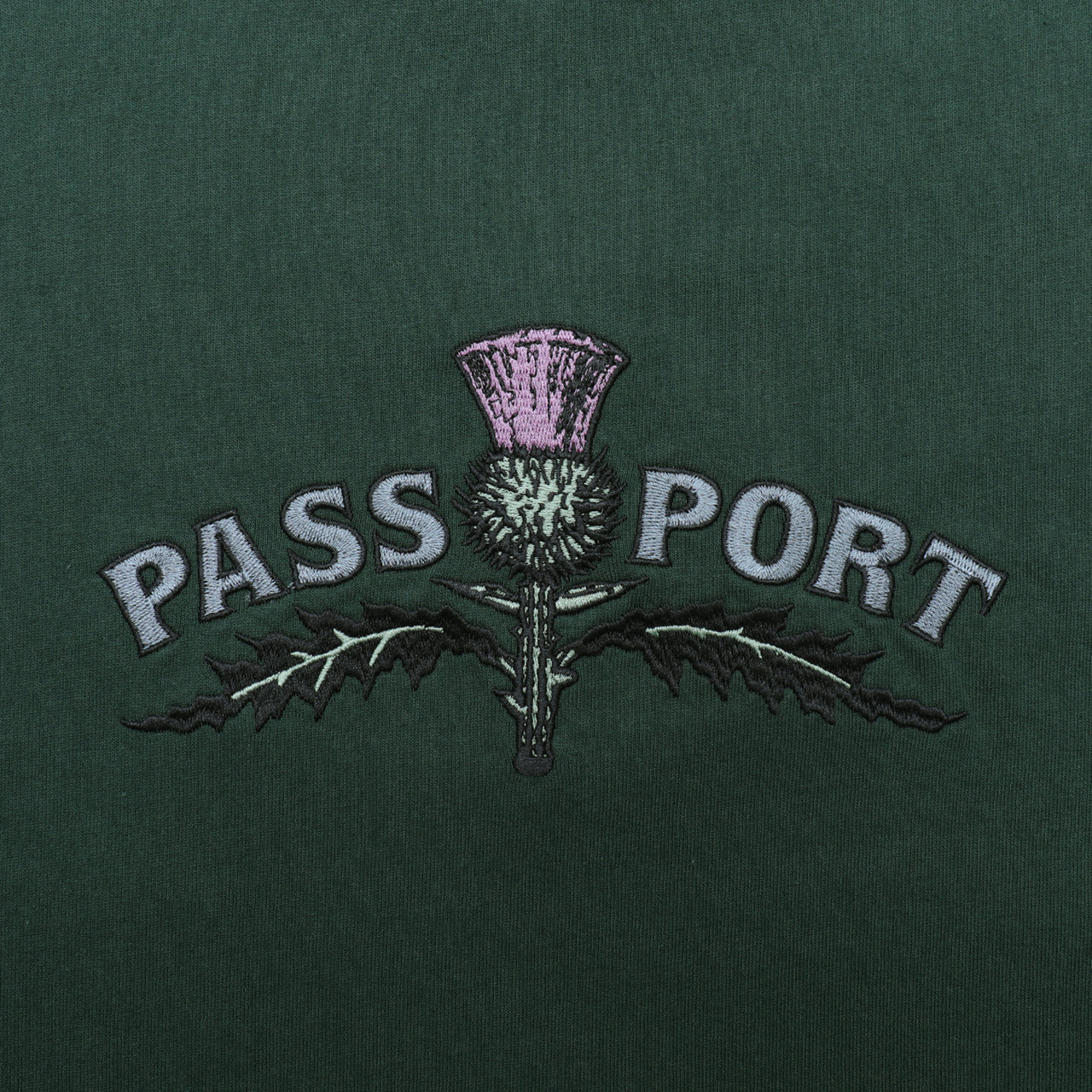 PASS~PORT - THISTLE TEE - FOREST GREEN