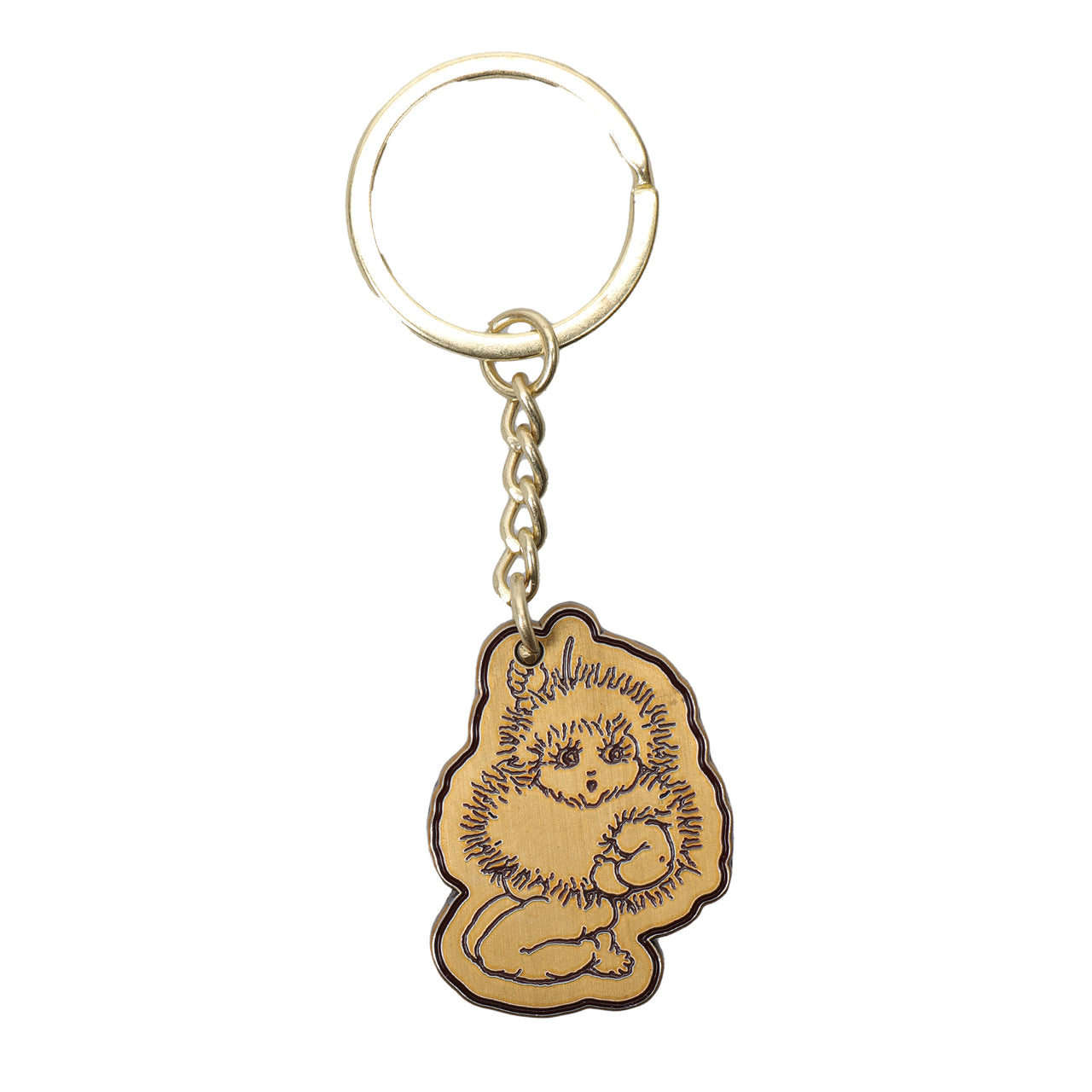 PASS~PORT X MAY GIBBS - WATTLE BABY KEYRING - ANTIQUE GOLD