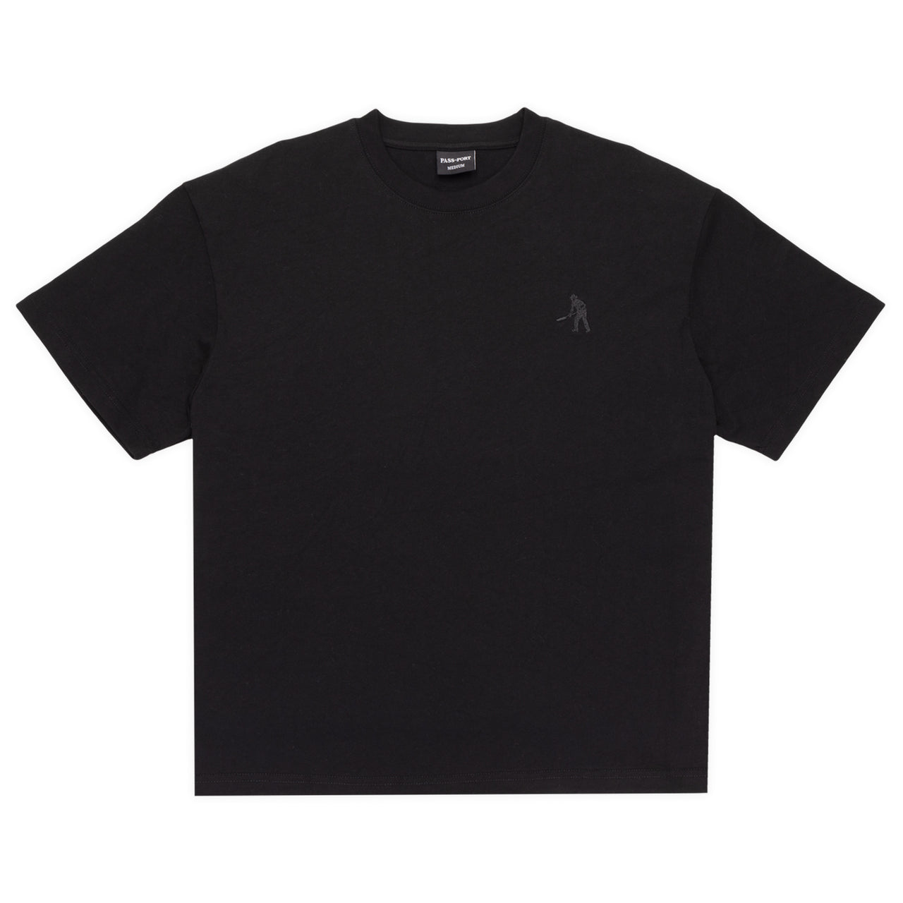PASS~PORT - SOLID WORKERS TEE - BLACK