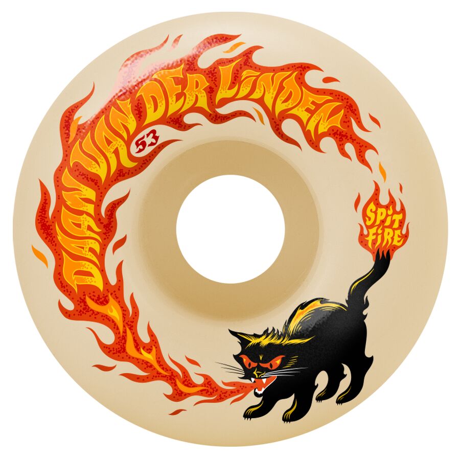 SPITFIRE - FORMULA 4 99D PYROCAT DAAN SKATEBOARD WHEELS - 53MM