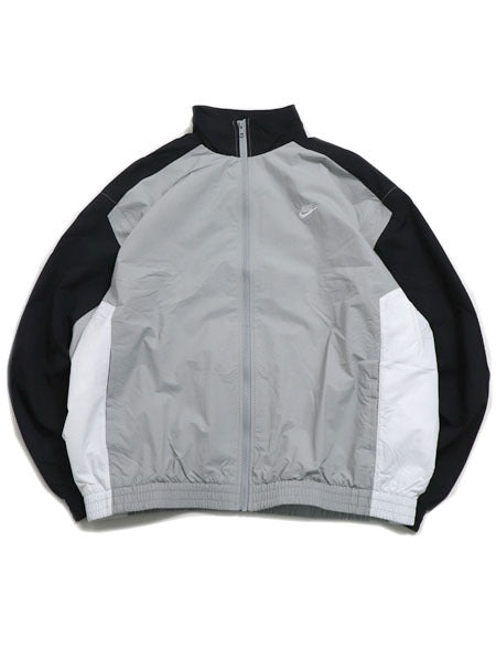 NIKE - OVERSIZED WOVEN TRACKSUIT JACKET - LIGHT SMOKE GREY