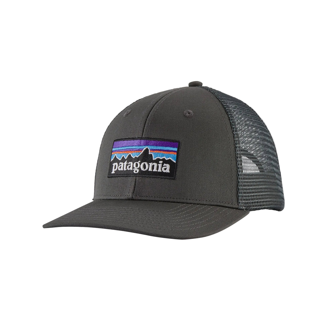 PATAGONIA - P-6 LOGO TRUCKER HAT - FORGE GREY