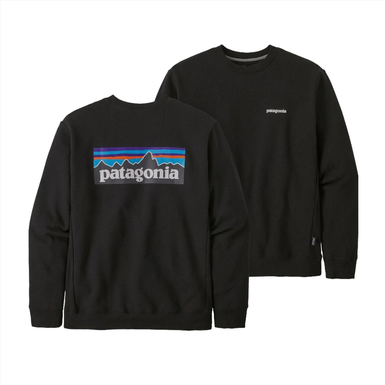 PATAGONIA - P-6 LABEL UPRISAL CREW SWEATSHIRT - BLACK