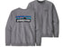 PATAGONIA - P-6 LABEL UPRISAL CREW SWEATSHIRT - GRAVEL HEATHER