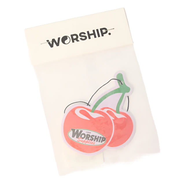 WORSHIP - GLAZED AND CONFUSED CAR FRESHENER - WHITE