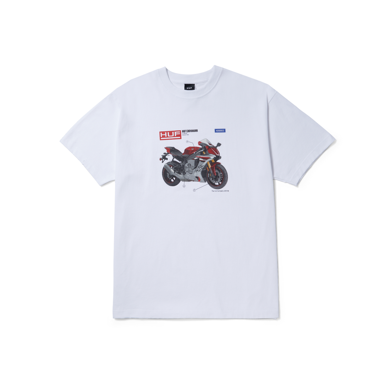 HUF - 420CC T-SHIRT - WHITE