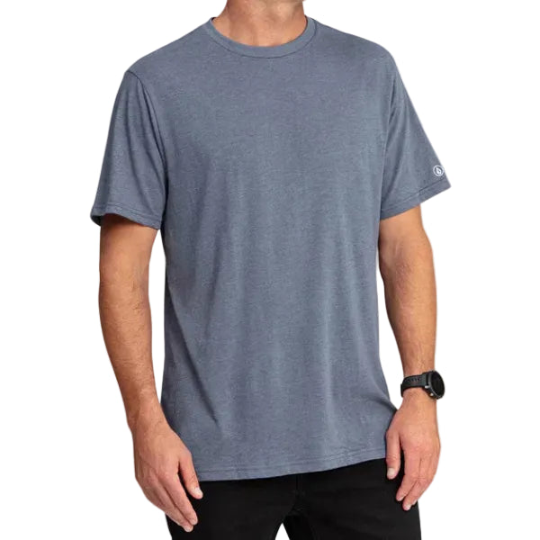 VOLCOM - SOLID S/S TEE - SMOKEY BLUE