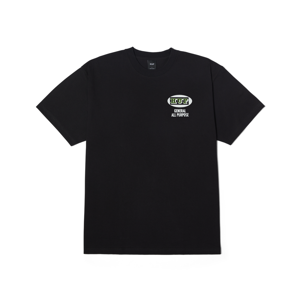 HUF - ALL PURPOSE T-SHIRT - BLACK