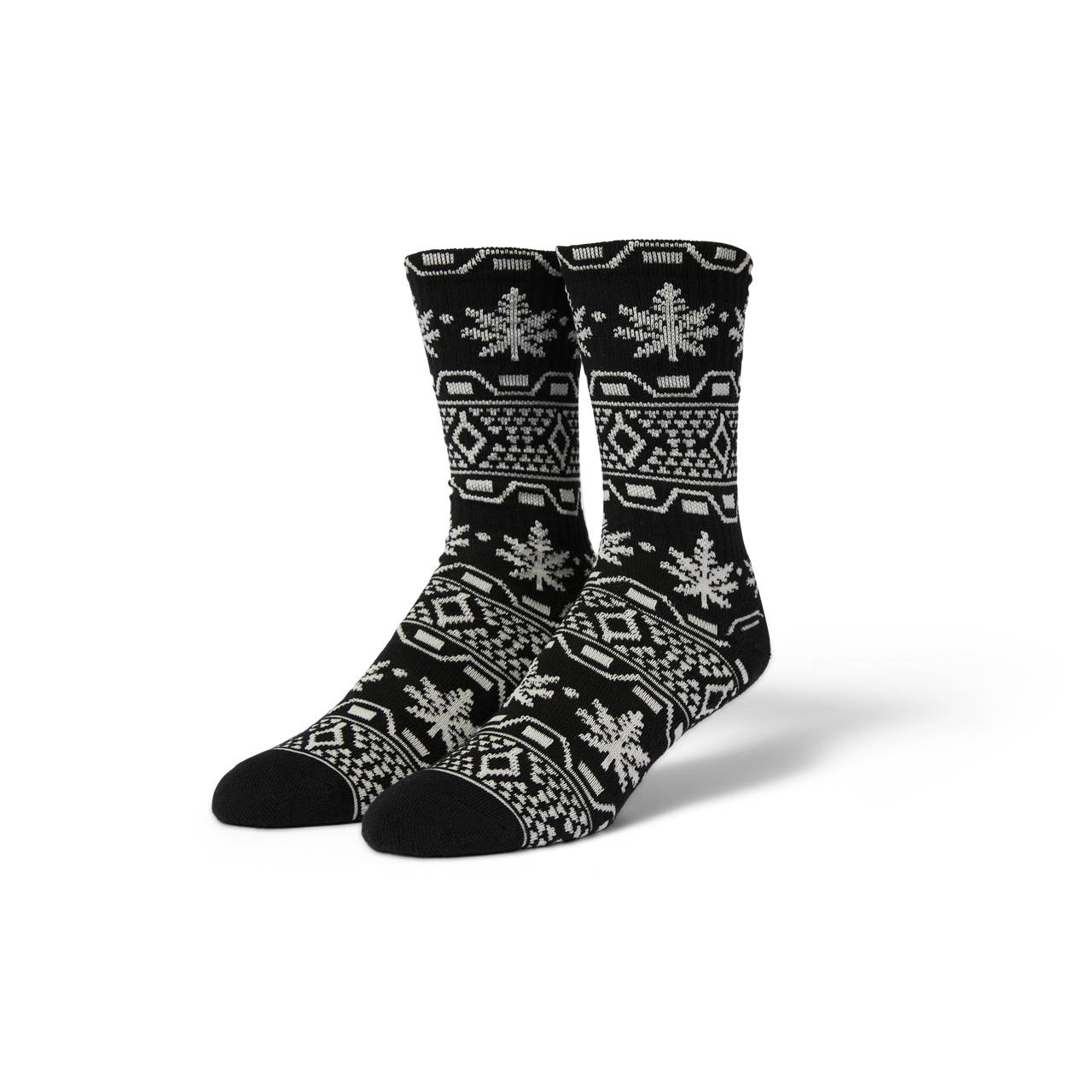 HUF - APRES PLANTILIFE CREW SOCKS - BLACK