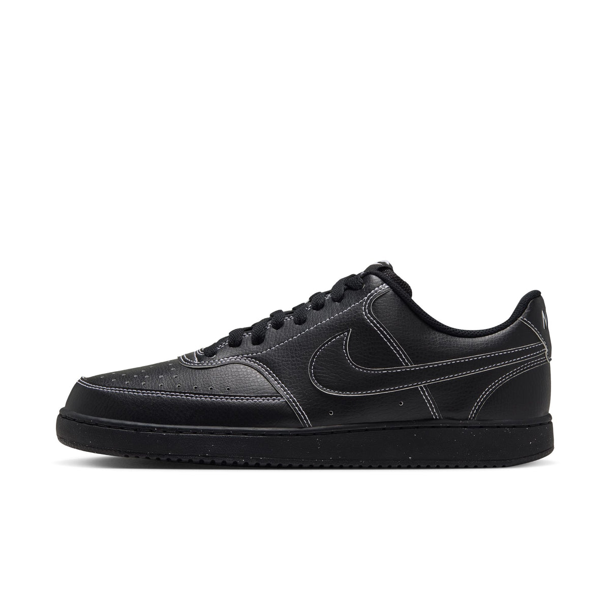 NIKE - COURT VISION LOW NEXT NATURE - BLACK / WHITE