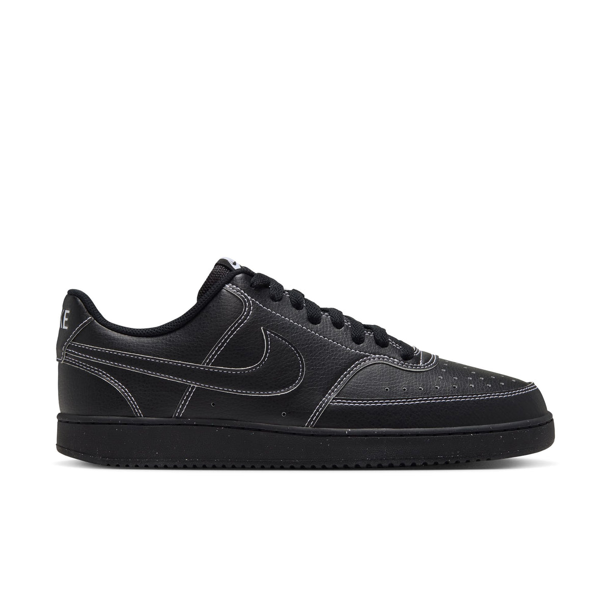 NIKE - COURT VISION LOW NEXT NATURE - BLACK / WHITE