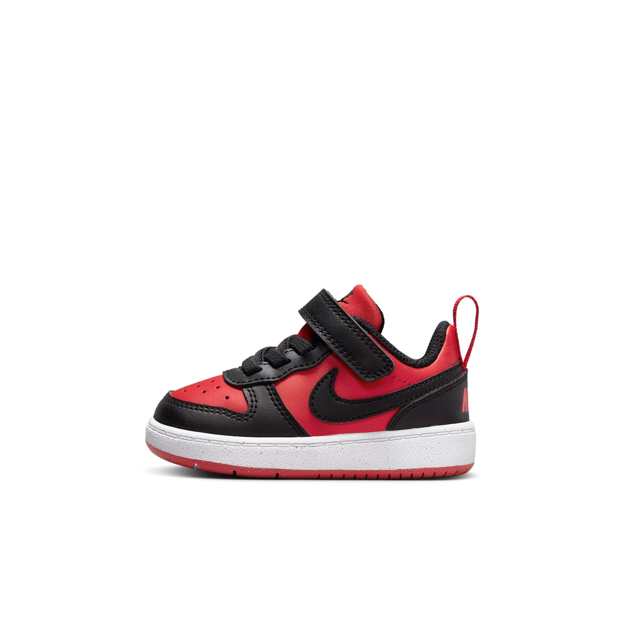 NIKE - NIKE COURT BOROUGH LOW RECRAFT - UNIVERSITY RED / BLACK-WHITE