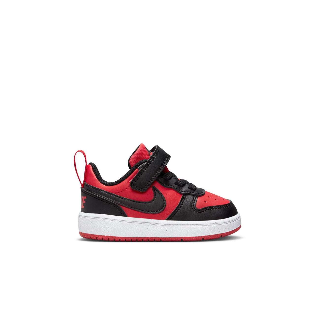 NIKE - NIKE COURT BOROUGH LOW RECRAFT - UNIVERSITY RED / BLACK-WHITE