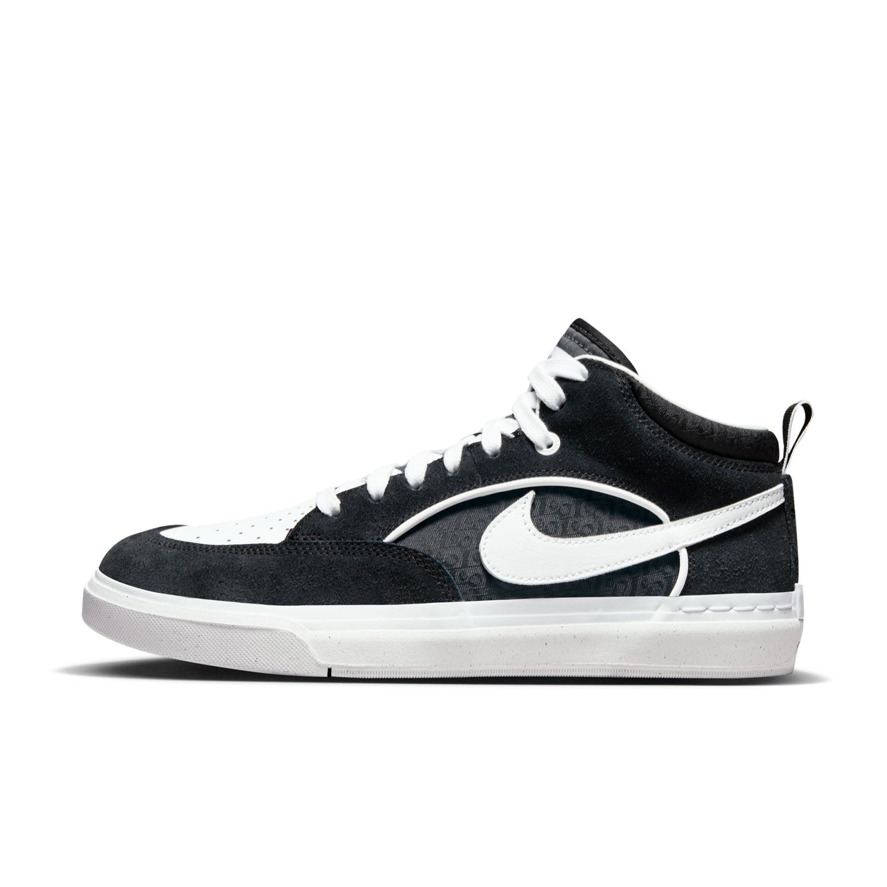 NIKE SB - REACT LEO - BLACK / WHITE-BLACK-GUM LIGHT BROWN