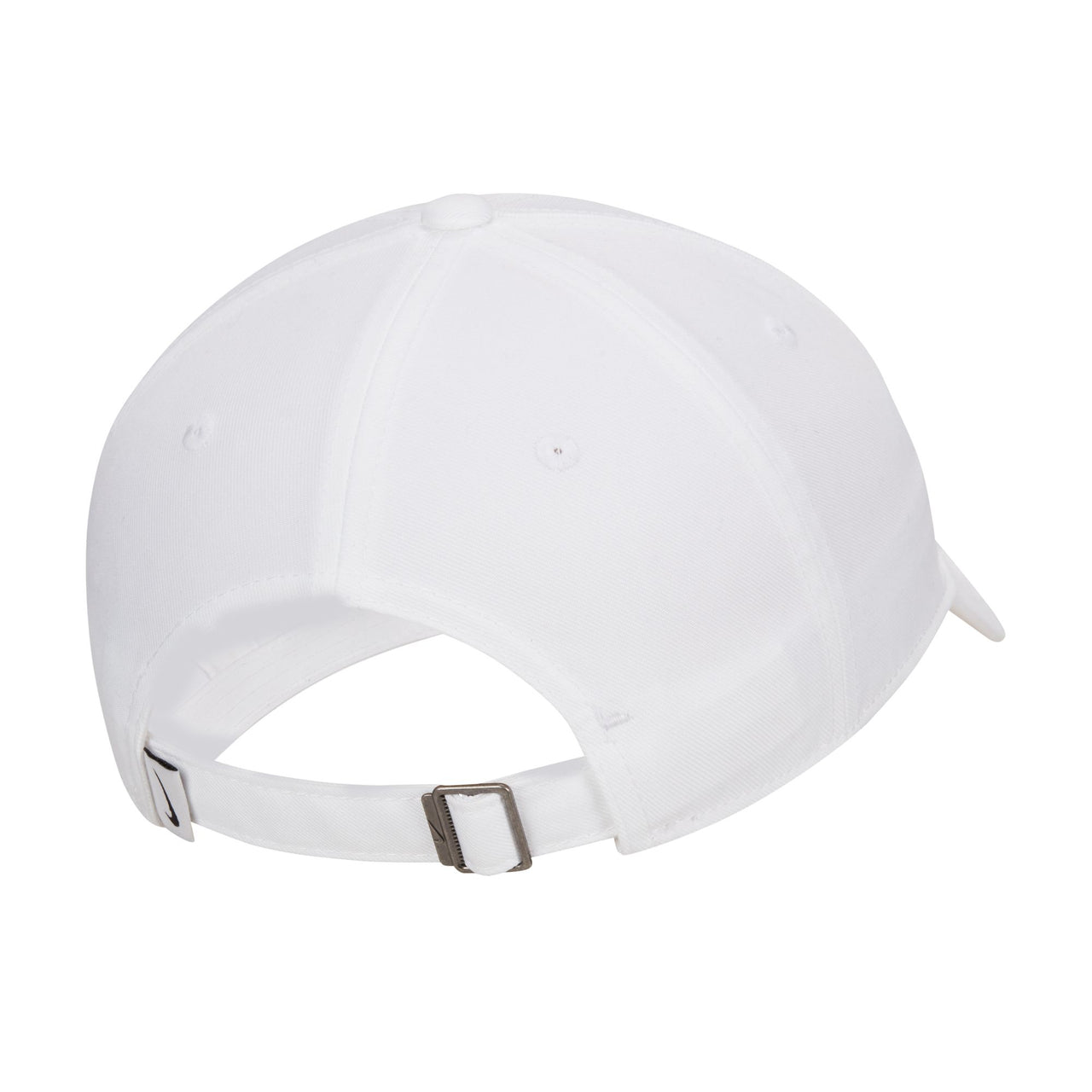 NIKE - CLUB UNSTRUCTURED SWOOSH CAP - WHITE / WHITE