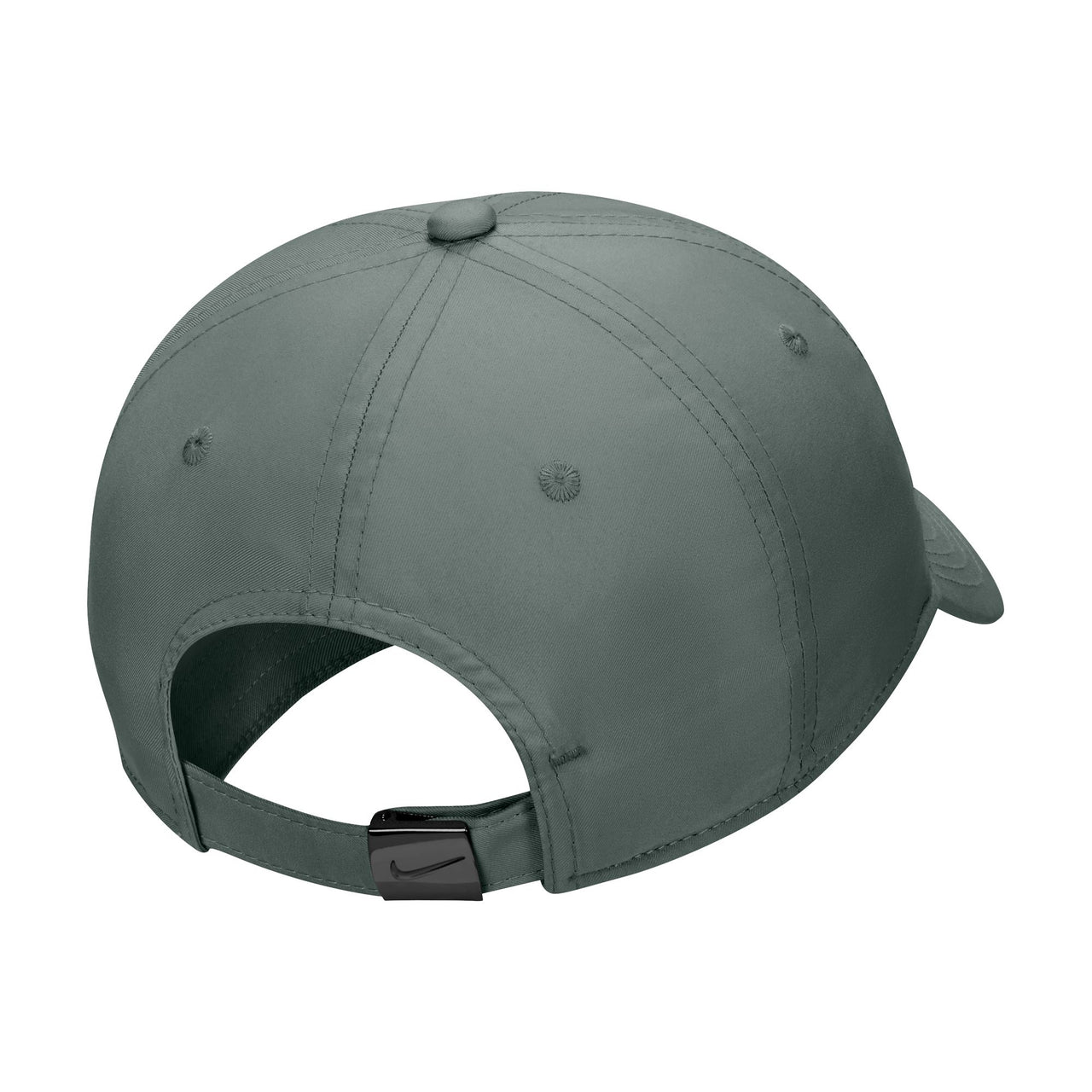 NIKE - DRI-FIT CLUB UNSTRUCTURED METAL SWOOSH CAP - CLAY GREEN / METALLIC BLACK
