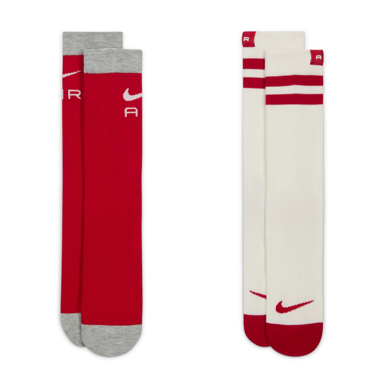 NIKE - EVERYDAY ESSENTIALS CREW SOCKS (2 PAIRS) - RED