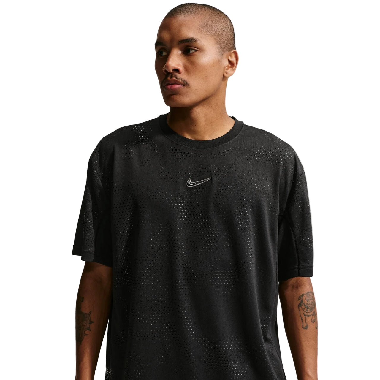 NIKE SB - ISHOD SHORT SLEEVE JERSEY TOP - BLACK