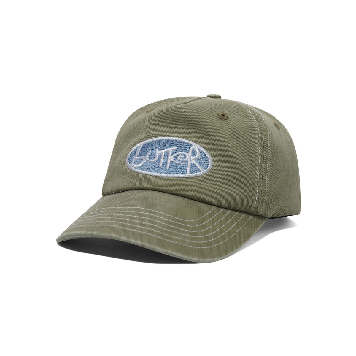 BUTTER GOODS - ABSEIL 5 PANEL CAP - WASHED PALE GREEN