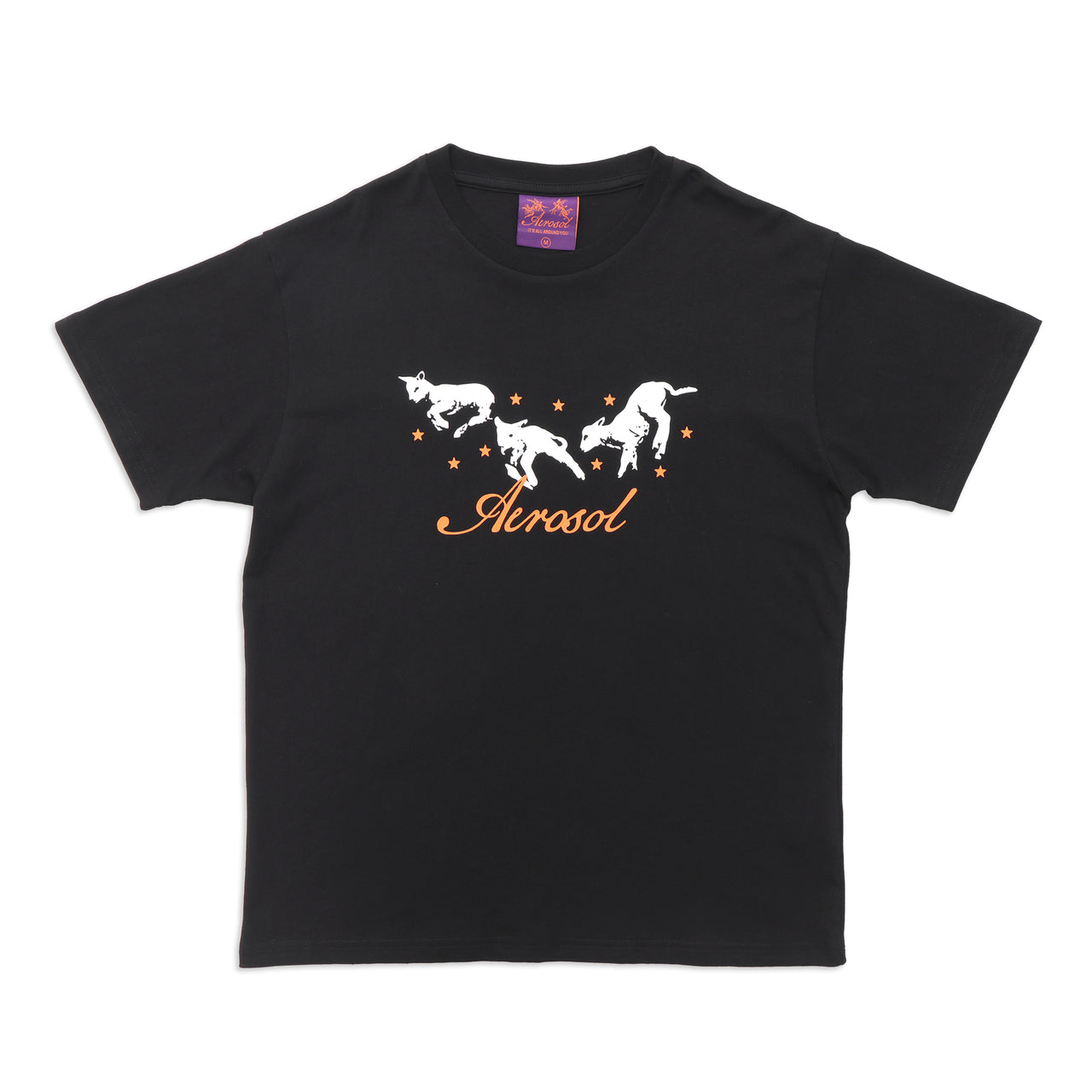 AEROSOL - FROLIC T-SHIRT - BLACK