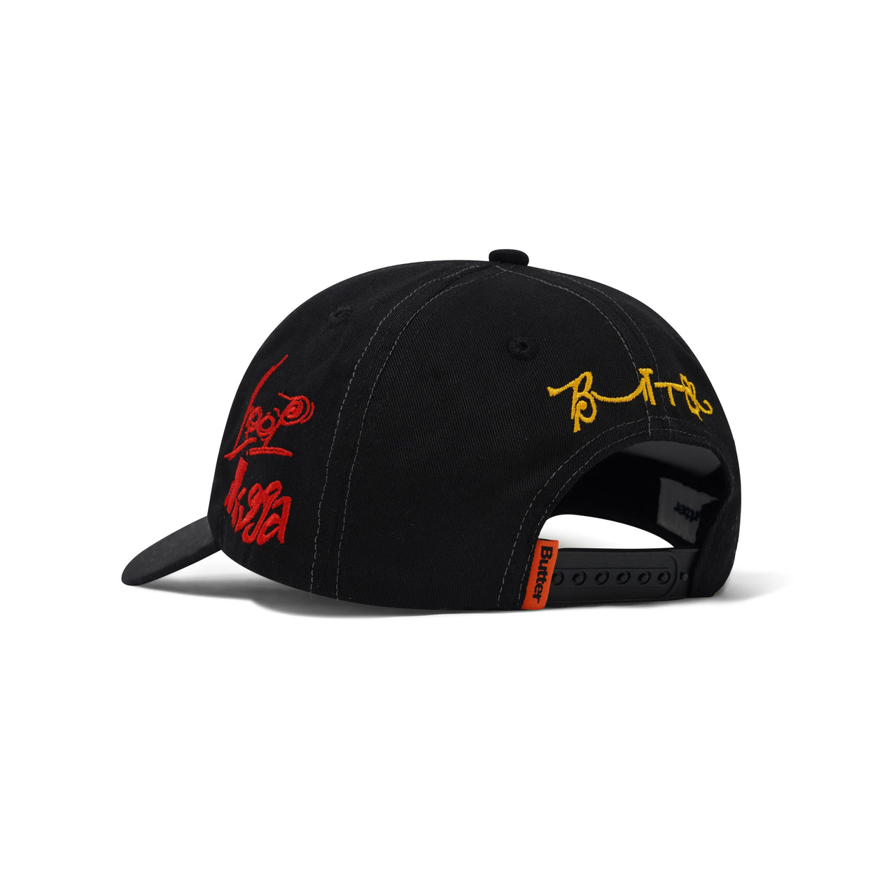 BUTTER GOODS X MADLIB - ALIAS 6 PANEL CAP - BLACK