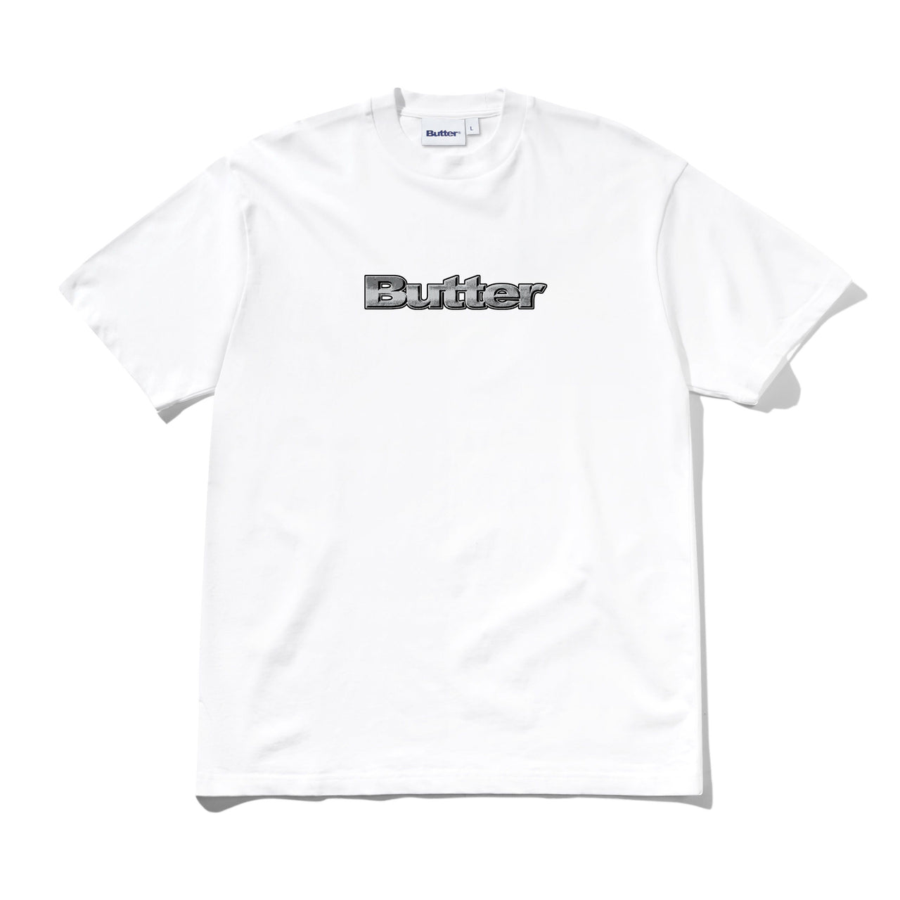 BUTTER GOODS - ALLOY LOGO TEE - WHITE