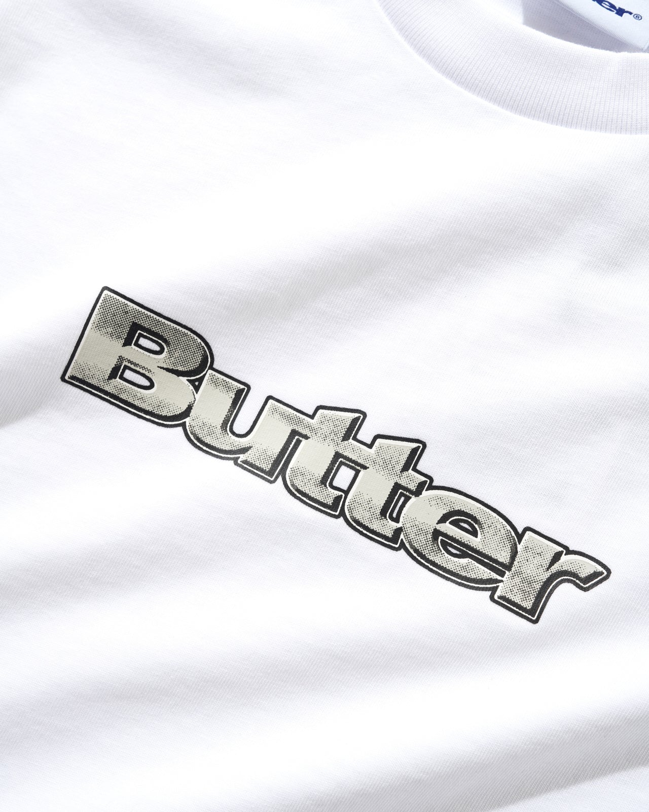 BUTTER GOODS - ALLOY LOGO TEE - WHITE