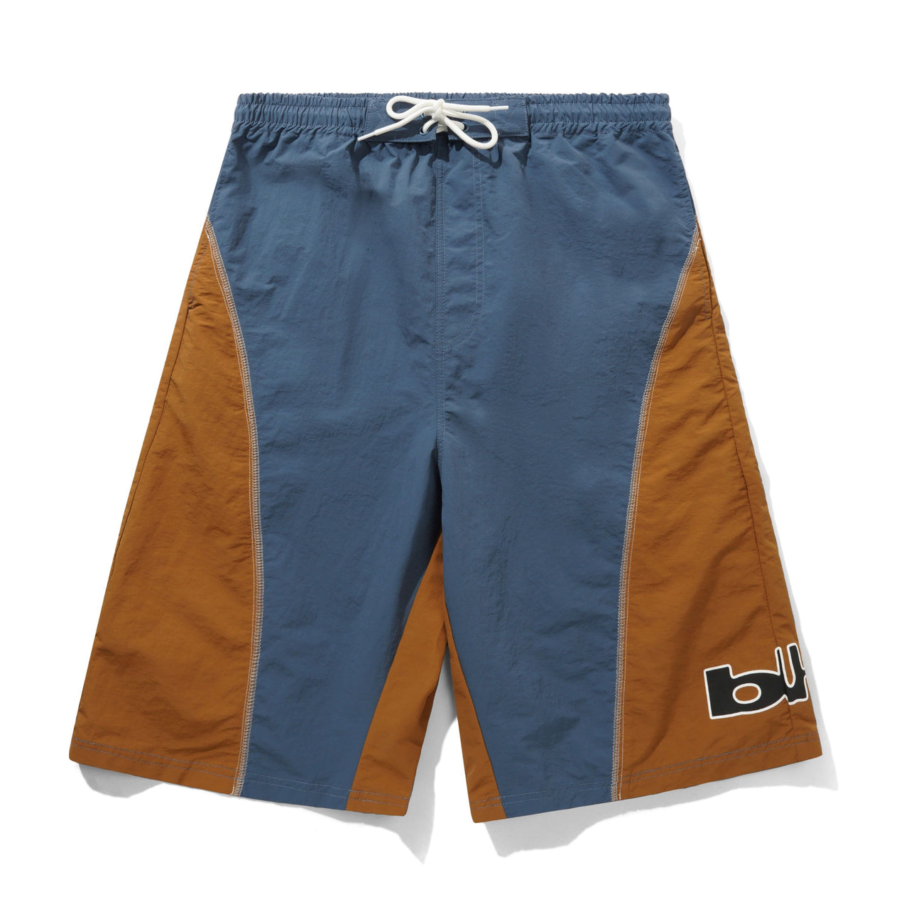 BUTTER GOODS - ARCHED BOARDSHORTS - BROWN / NAVY