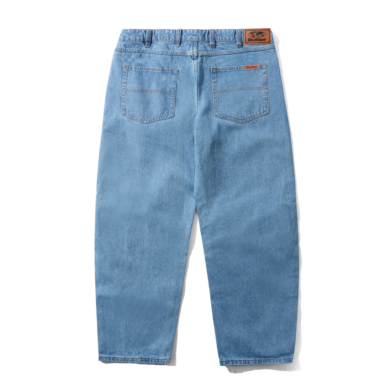 BUTTER GOODS - BAGGY DENIM JEANS - WASHED INDIGO