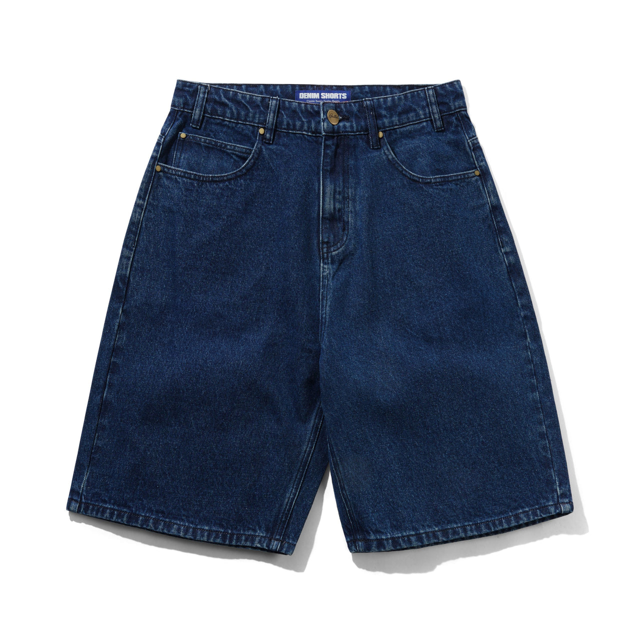 BUTTER GOODS - BAGGY DENIM SHORTS - DARK BLUE