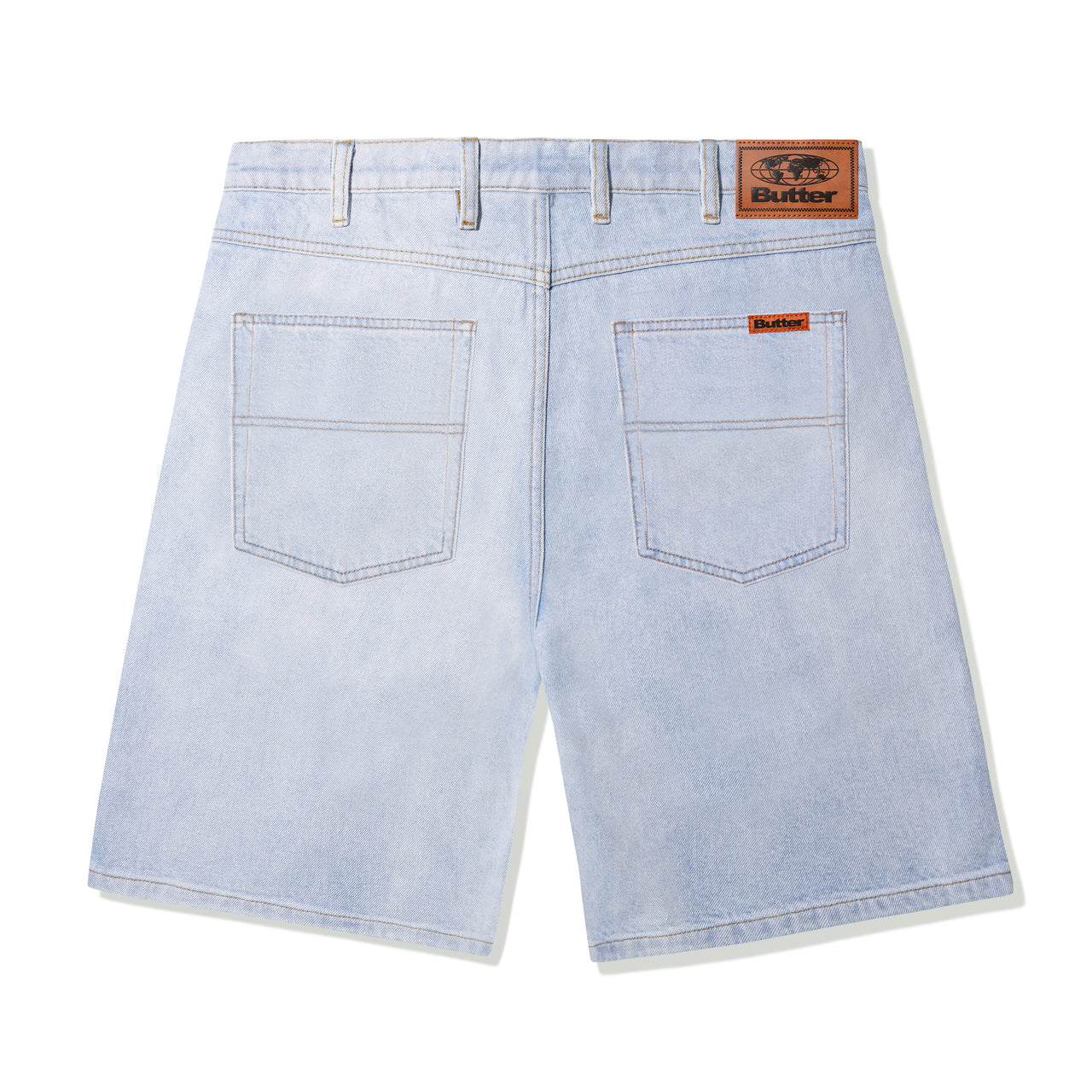 BUTTER GOODS - BAGGY DENIM SHORTS - LIGHT BLUE