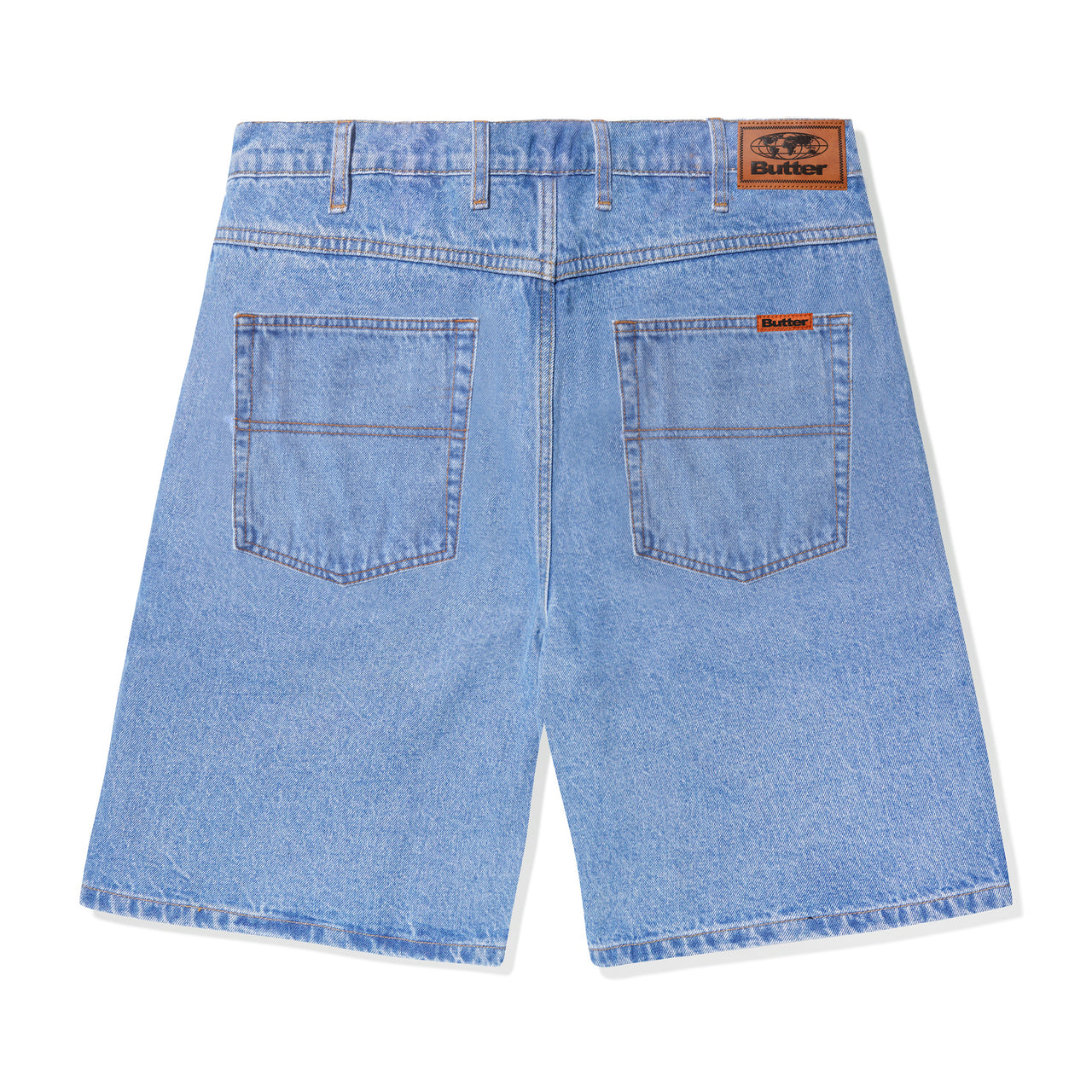 BUTTER GOODS - BAGGY DENIM SHORTS - WASHED INDIGO