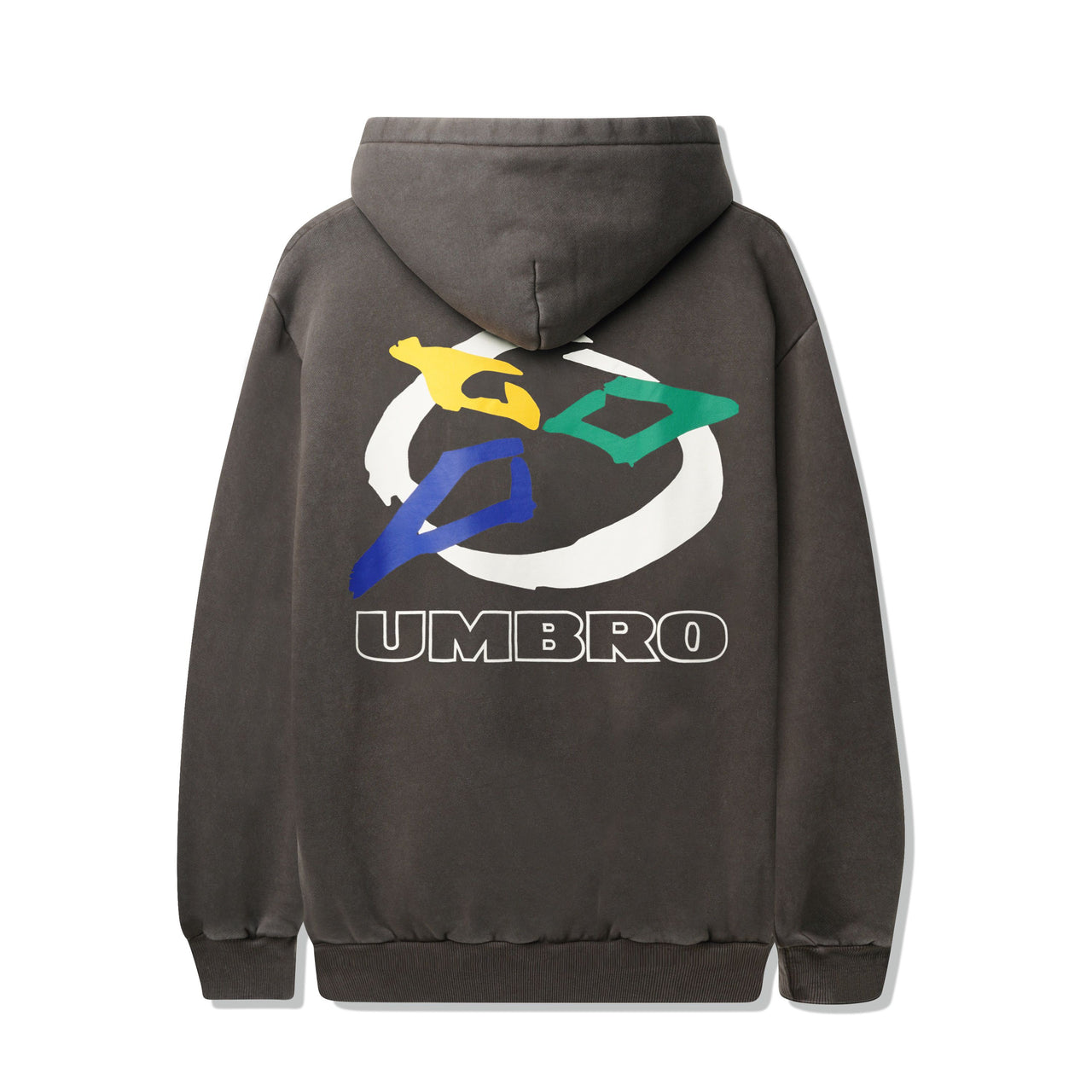 BUTTER GOODS X UMBRO - BALL PULLOVER HOOD - WASHED BLACK