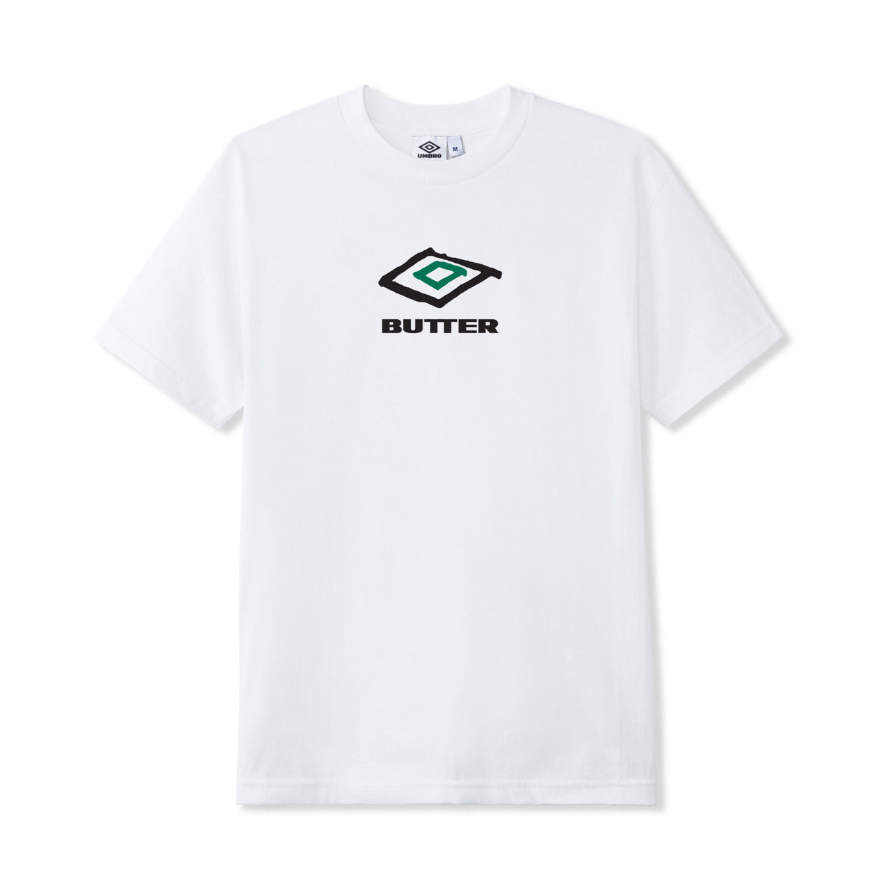 BUTTER GOODS X UMBRO - BALL TEE - WHITE