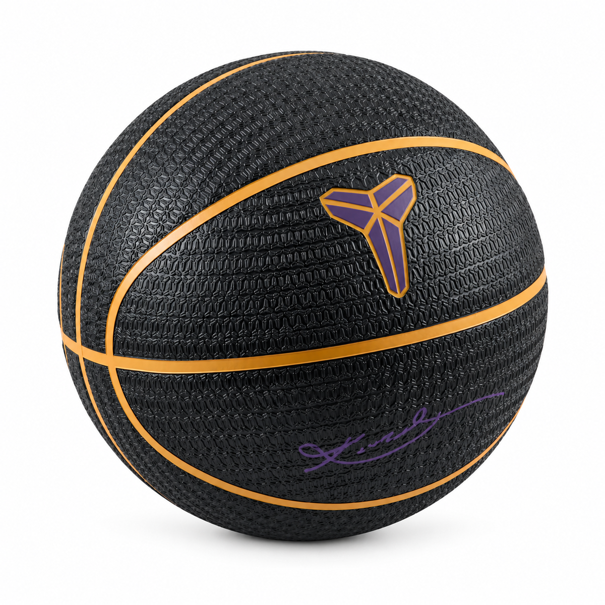NIKE KOBE BRYANT SIGNATURE BASKETBALL – BLACK / UNIVERSITY GOLD