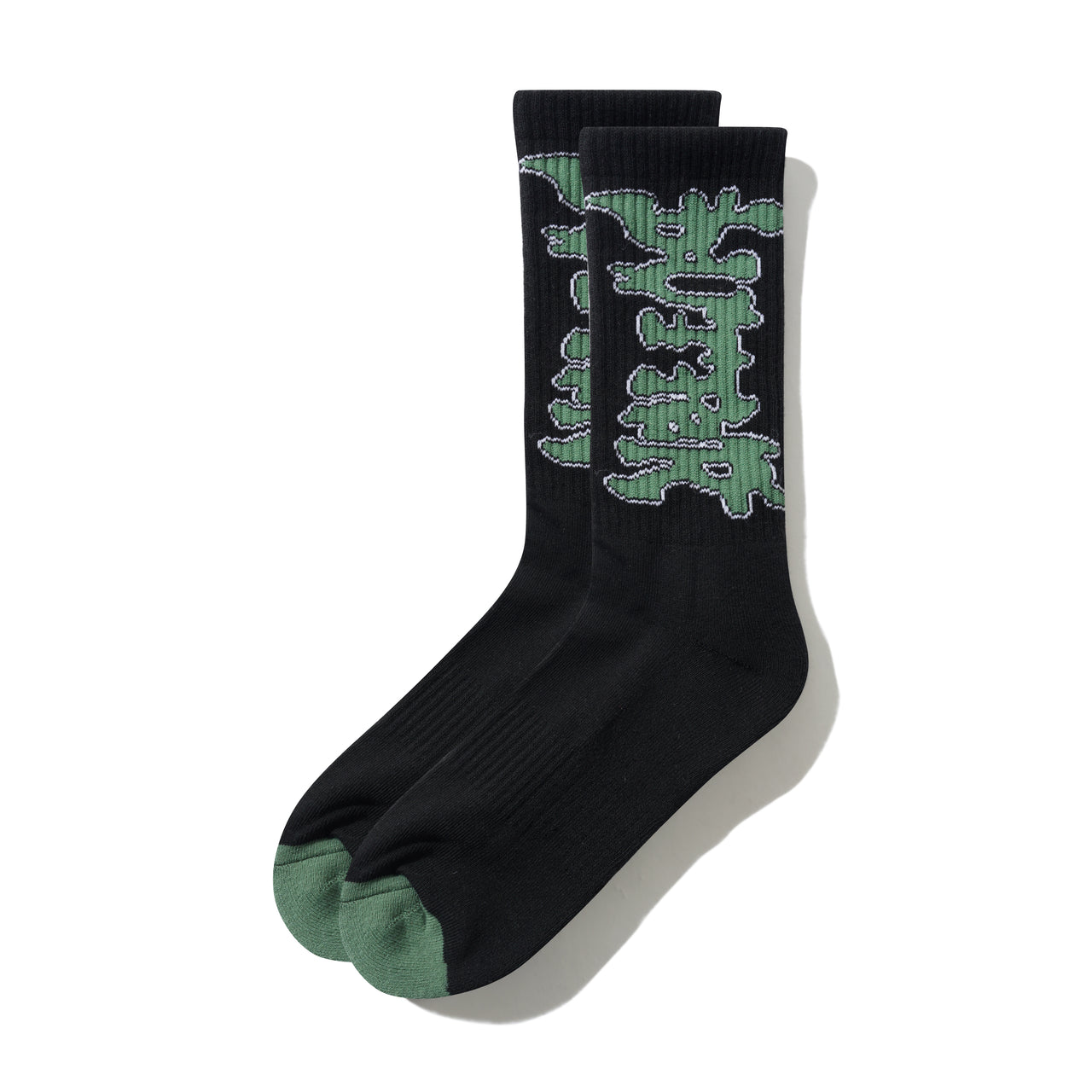 BUTTER GOODS - BLOTCH SOCKS - BLACK