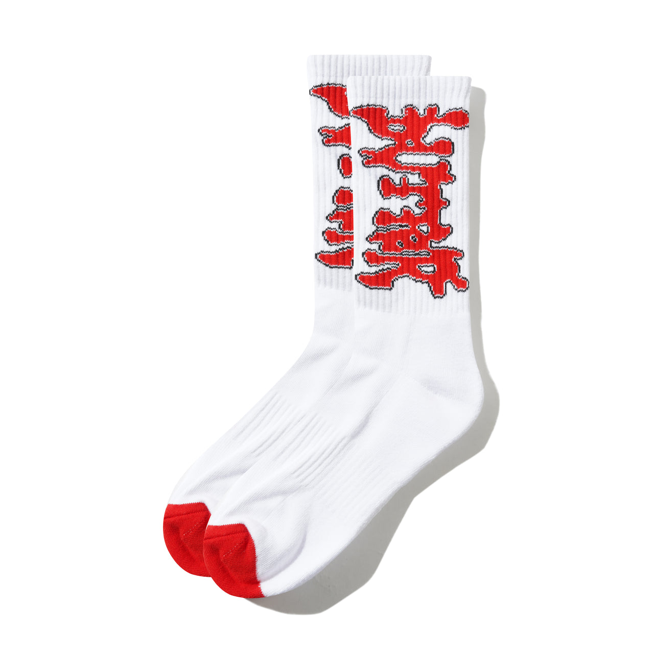 BUTTER GOODS - BLOTCH SOCKS - WHITE