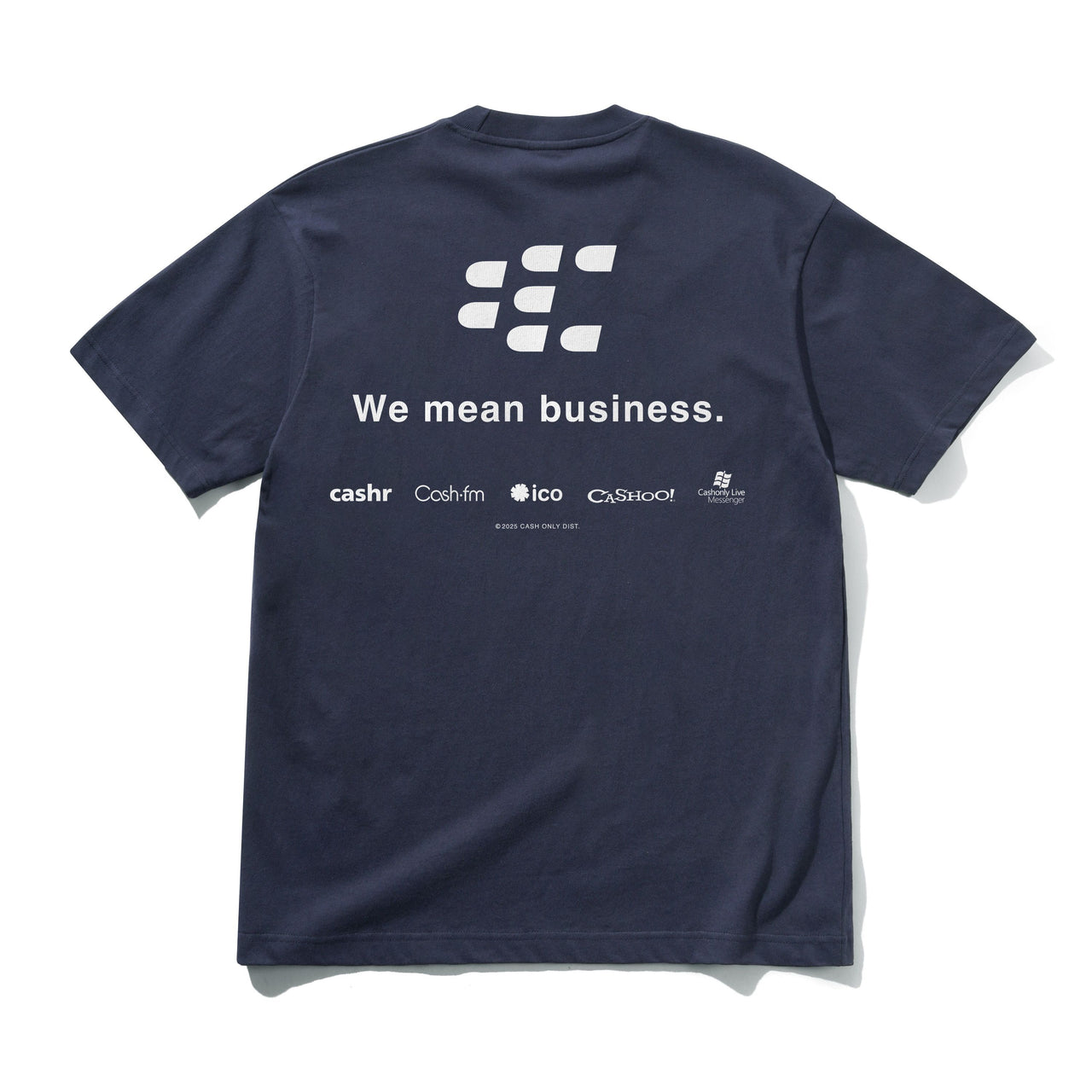 CASH ONLY - BUSINESS TEE - NAVY