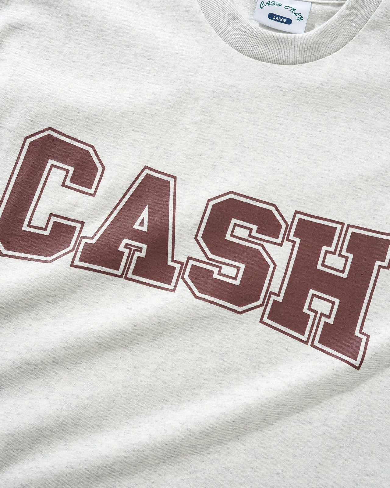 CASH ONLY - CAMPUS TEE - ASH