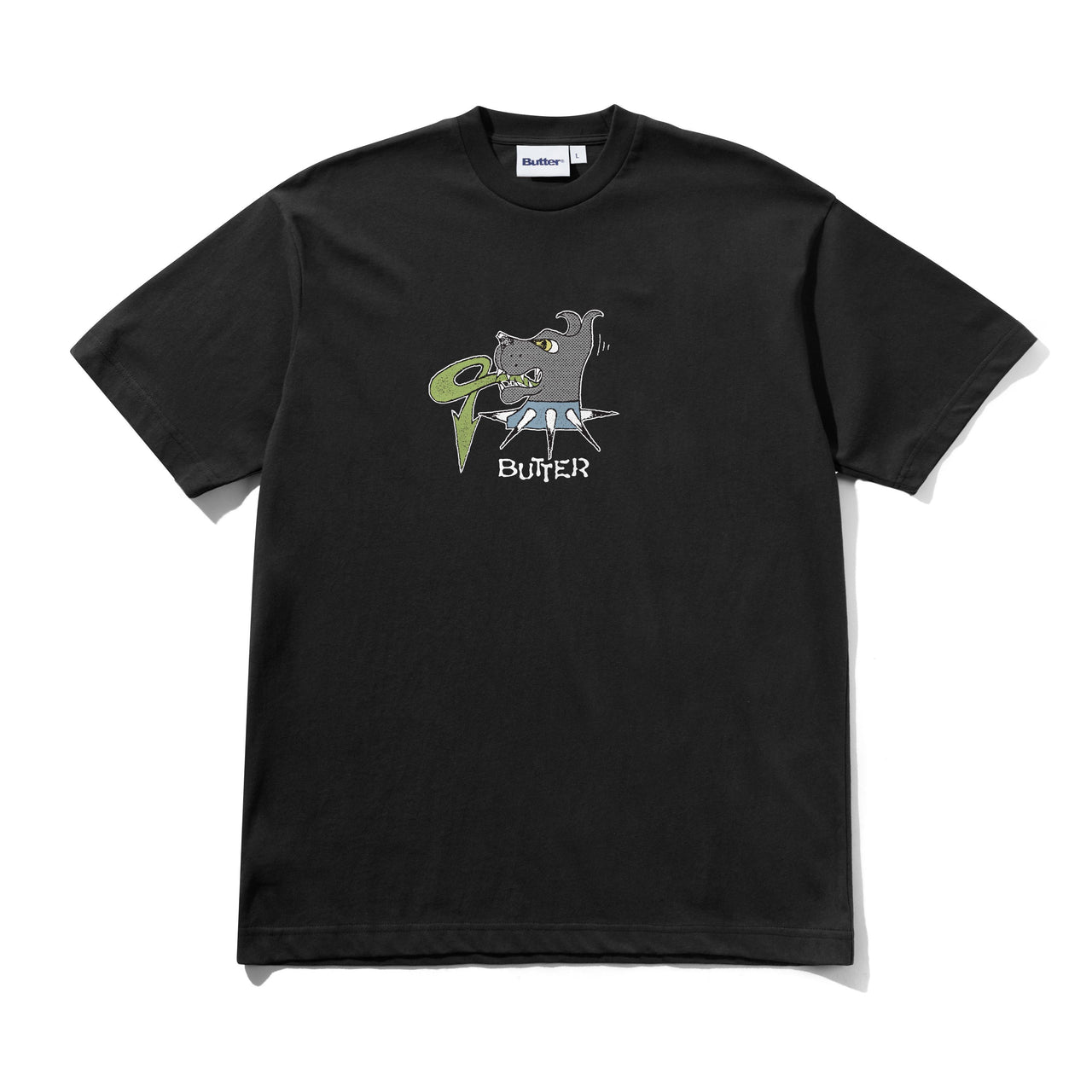 BUTTER GOODS - CANINE TEE  - BLACK